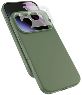 Dėklas Epico Silicone Pro Mag+ Case for iPhone 17 Pro Max/18 Pro Max, Qi2 & MagSafe Compatible - Khaki