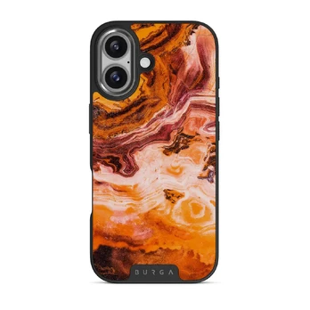 Pumpkin Spice - Orange iPhone 17 Case, Elite Dark (MagSafe) / Gunmetal