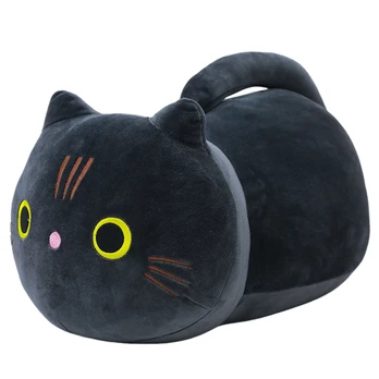 Pliušinis žaislas katė 22433, juodas, 18 cm