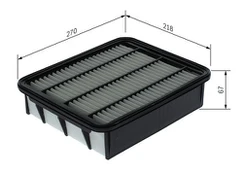 Oro filtras BOSCH F026400740 kaina