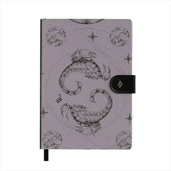 Scorpio - Notebook, A5 (14.8 x 21cm) / Grid / Purple