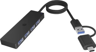 ICY BOX IB-HUB1424-C3 - mit USB 3.2 Gen 1 Type-C® und Type-A