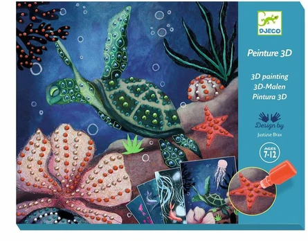Djeco 3D tapyba - Vandenyno gelmės