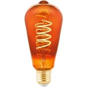LED lempa ST64 E27 4W 2 000K varinis kaitinimo siūlas