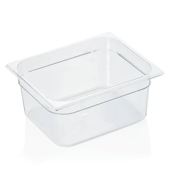 GN indas 1/2 (PC, skaidrus, 32,5 x 26,5 + h15 cm., 8,5 l.)