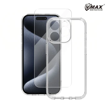 Vmax set Mag dėklas + stiklas 2,5D premium iPhone 16 Plus 6,7"