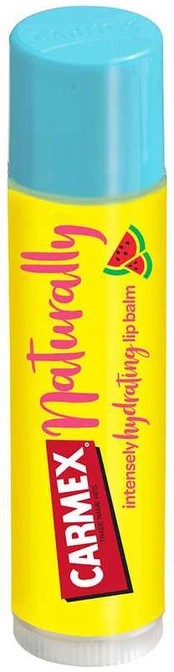 Carmex NATURALLY moisturizing lip balm stick #Watermelon 1 u