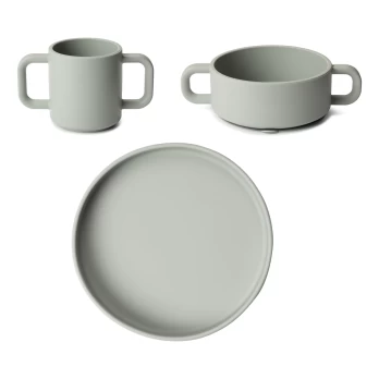 Everleigh & Me - Children Tableware Set - Charcoal (381039)