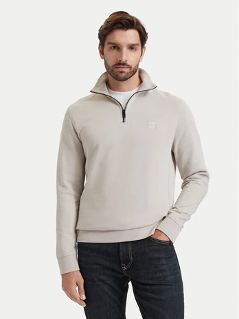 BOSS Džemperis Zetrust 50468926 Šviesiai smėlinė Regular Fit