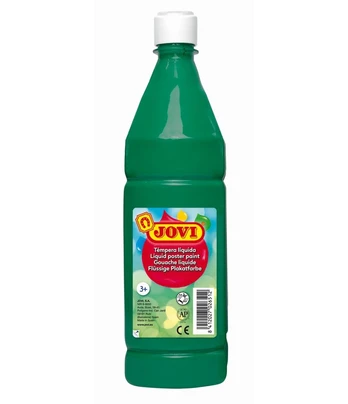 Tempera buteliuke JOVI 1000 ml, tamsiai žalia sp.