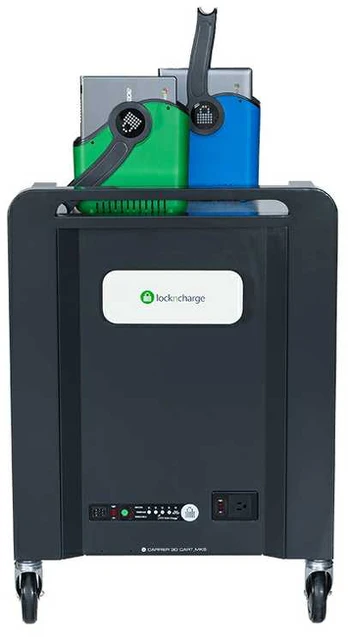 LocknCharge Carrier 30 Įkrovimo stotelė bis 30 Geräte, Rollwagen, juodas