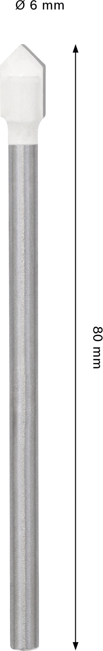 Bosch Grąžtas plytelėms CYL-9 6x80mm, 1 vnt.