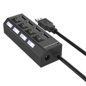USB šakotuvas RoGer USB Hub Splitter RO-20-HUB-BK