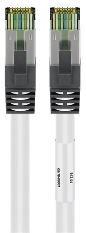 Goobay CAT 8.1 patch cable, S/FTP (PiMF) 55126 3 m, Baltas
