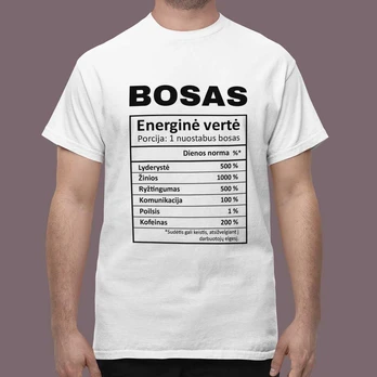 Marškinėliai "Boso sudėtis"