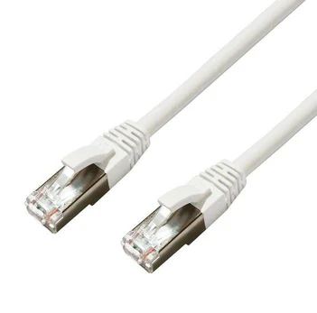MicroConnect CAT6A S/FTP 1m Baltas LSZH
