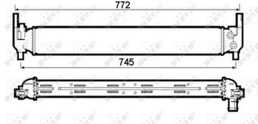 Variklio radiatorius NRF NRF 53126
