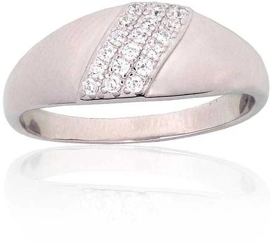 Sidabrinis žiedas Diamond Sky "Crystal Path II"