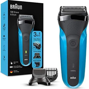 Barzdaskutė Braun 310BT WD, ni-mh, mėlyna/juoda