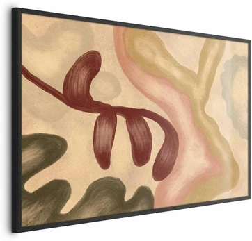 Artgeist Plakatas - Colorful Shapes - worn figures in lime wash technique