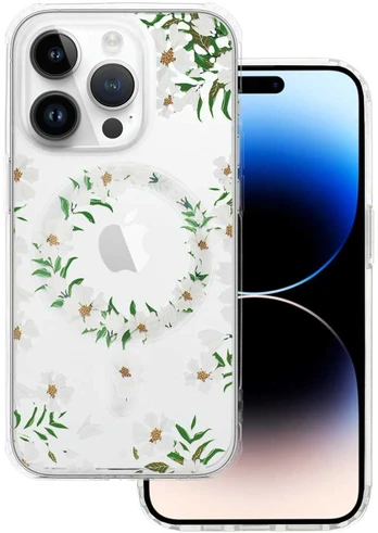 Tel Protect Flower Magsafe dėklas skirtas Apple iPhone 15 design 5