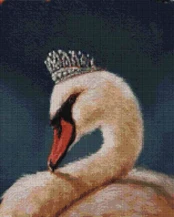 Deimantinė mozaika. Gulbė princesė