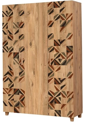 Spinta Kalune Design Leva Triangle, ruda, 48 cm x 120 cm x 189 cm
