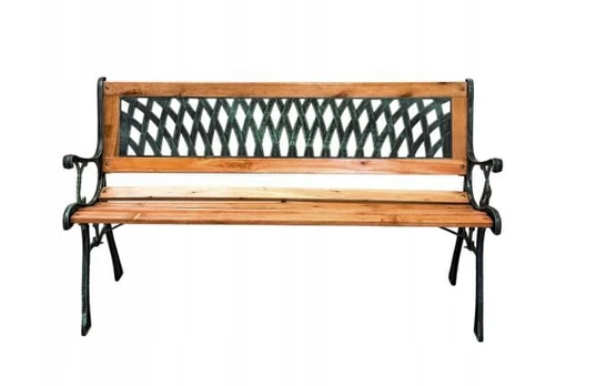 Medinis sodo suolas, kiemo terasa, 126x52x73,50 cm