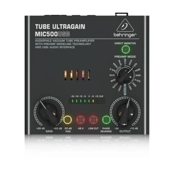 "Behringer MIC500USB" elektroninis mikrofono stiprintuvas