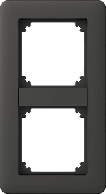Rėmelis apdailos 2-vietis anthracite WDE003302 Schneider Exxact
