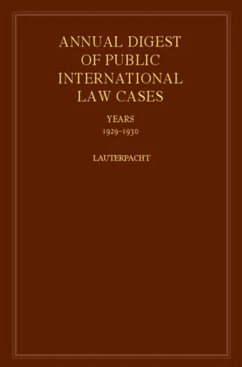 International Law Reports