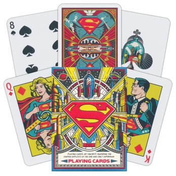 Kosmetinis defektas Superman žaidimo kortos Theory11