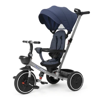 Triratukas Chicco Evolutionary 4in1, mėlynas/juodas/pilkas