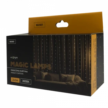 Eco Light Magiczna kurtyna 200led 2m*1m 3000k,dc5v