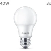 "Philips" LED lempa E27 4,9W 470lm 2.700K matinė 3vnt