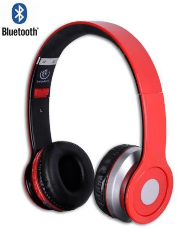 Rebeltec Bluetooth ausinės Crystal raudonos spalvos