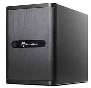 Korpusas SilverStone, juoda