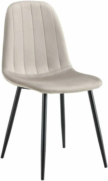 Kėdė Monita Lines, velvet, taupe