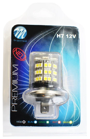 H7 LED Automobilių lemputė M-Tech, 1 vnt.