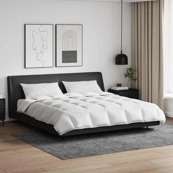 Antklodė Kita 3 pcs Balta 240 x 200 cm Pūkai