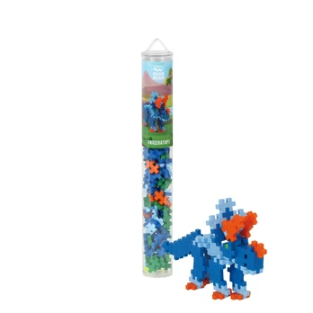 PlusPlus PLUS-PLUS TUBA TRICERATOPS - 100 ELEMENT?W