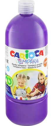 Guašas CARIOCA, 1000ml, violetinės sp.