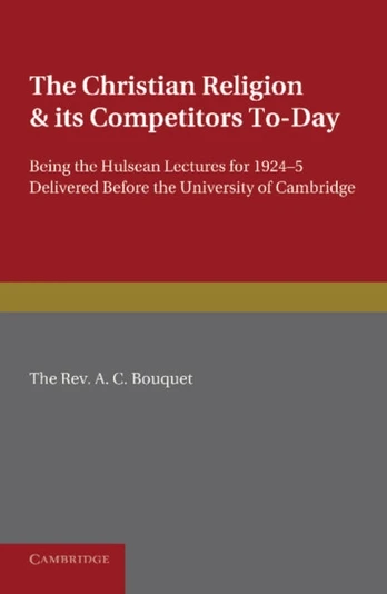 Christian Religion and its Competitors Today