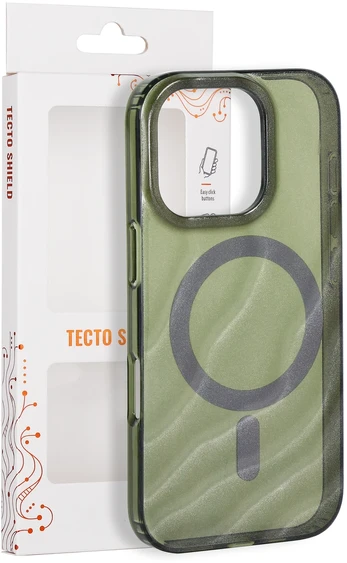 Dėklas Telforceone Tecto Shield Desert Mag case for iPhone 16 Pro 6,3' dark olive