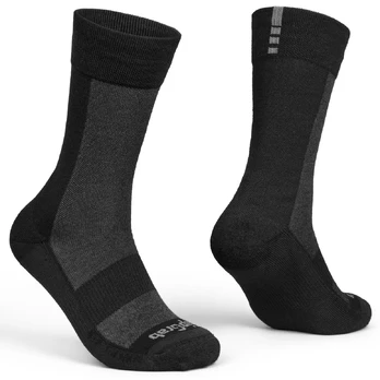 GripGrab Alpine Merino High Cut kojinės | Black, S