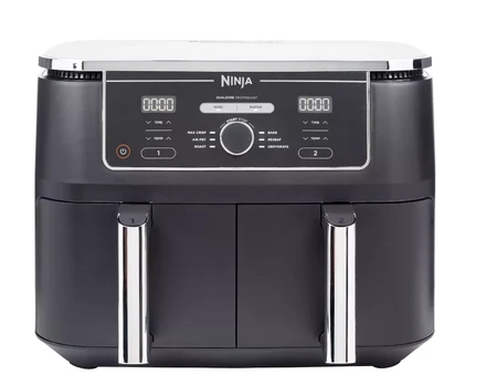 Karšto oro gruzdintuvė Ninja AF400EU, dviguba 9,5 L Juoda