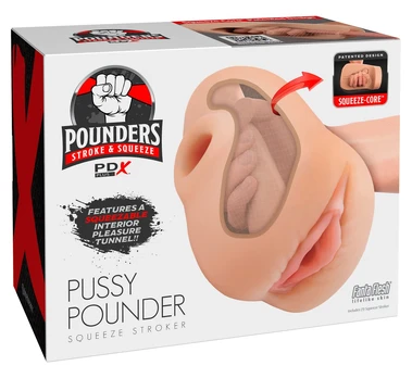 Pdx Plus pdxp Pussy Pounder Sqeeze Stro realistiškas masturbatorius