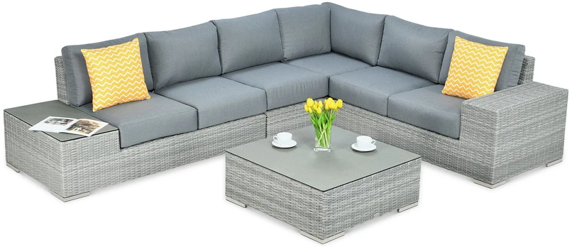 Lauko baldų komplektas AVOCADO STONE, Stone Grey