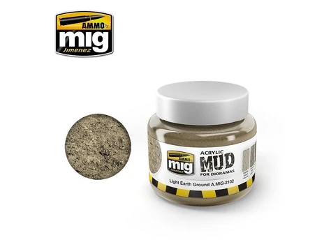 AMMO by MIG Jimenez AMMO MIG - Akrilinis purvas LIGHT EARTH GROUND, 250ml, 2102