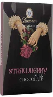 Milk chocolate with strawberries Laurence, 80 g